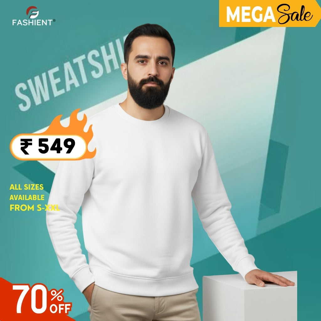 Mens Plain Sweatshirt