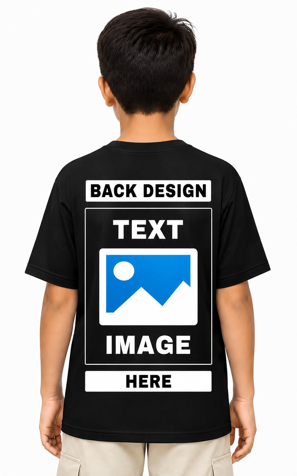Boys Custom T-Shirt – Personalized Name, Photo, Logo & Design Printed Kids Tee