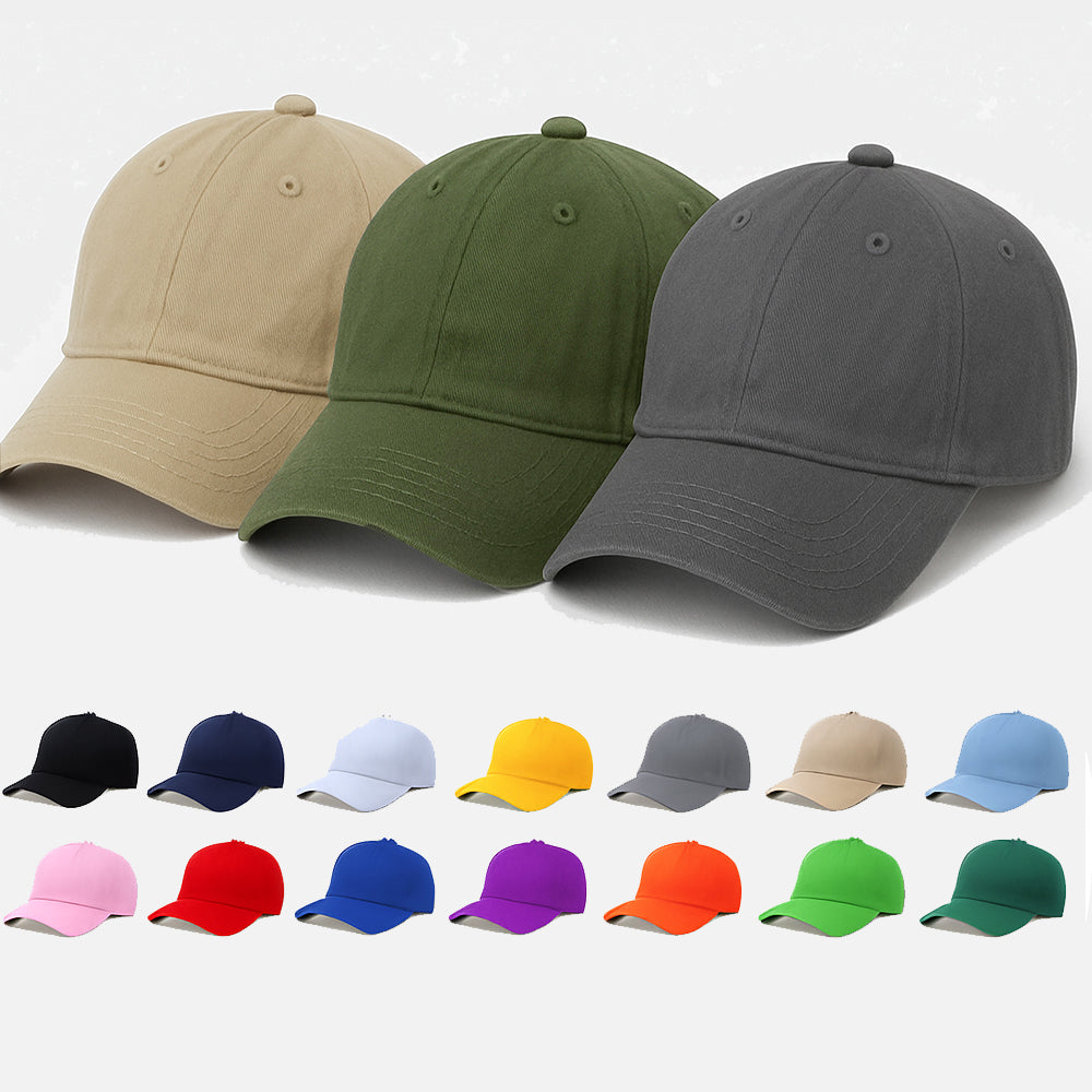 Baseball Cap Casual Cotton 3-Pack - Men'sAdjustable Headwear