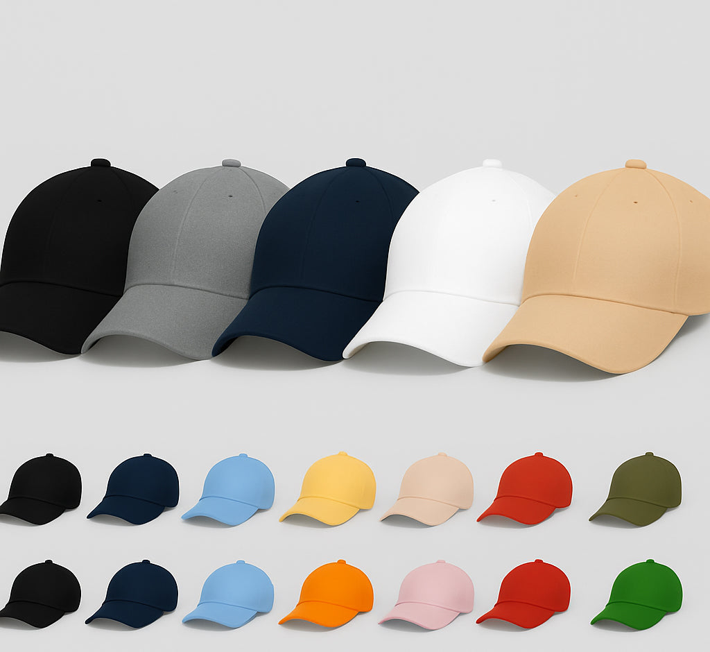 Cotton Baseball Cap - Pack of 5 For Men