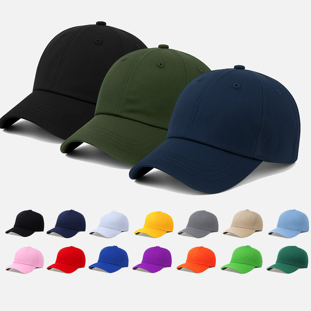 Baseball Cap Casual Cotton 3-Pack - Men'sAdjustable Headwear