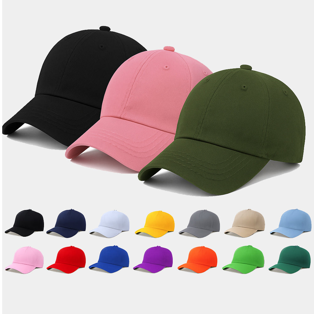 Baseball Cap Casual Cotton 3-Pack - Men'sAdjustable Headwear