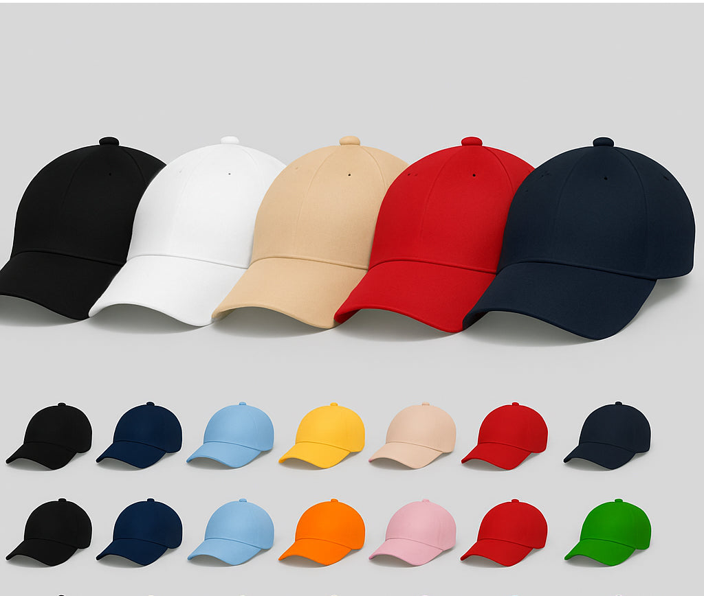 Cotton Baseball Cap - Pack of 5 For Men