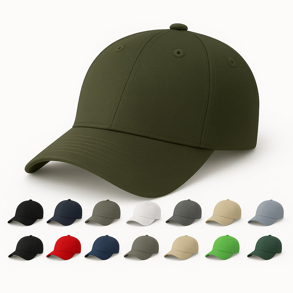 Casual Cotton Baseball Cap - Men'sAdjustable, Breathable, Classic Style (Olive)