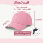 Cotton Baseball Cap - Pack of 5 For Men