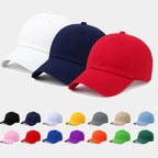 Baseball Cap Casual Cotton 3-Pack - Men'sAdjustable Headwear (White Navy Red)