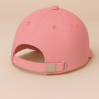 Men'sBaseball Cap Pack of 2 - Lightweight Adjustable Cotton Hats (White Pink)