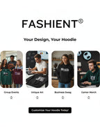 Custom Hoodie for Unisex with Design Your Photo, Text, Company Name, Logo