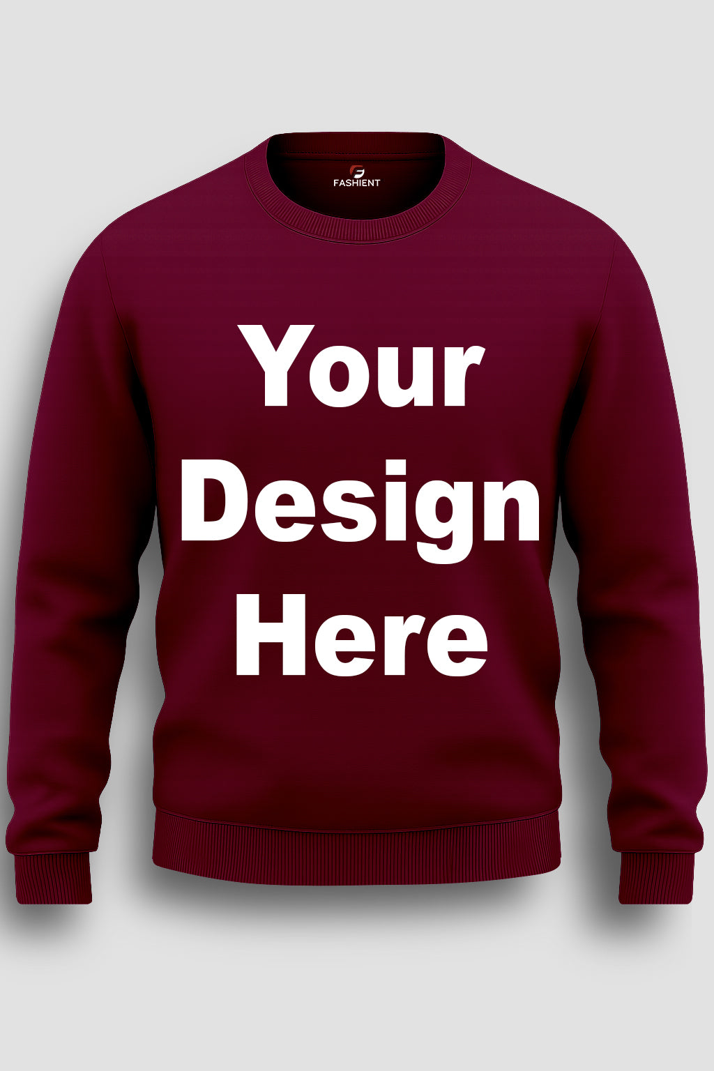 Custom Sweatshirt for Unisex with Design Your Photo, Text, Company Name, Logo