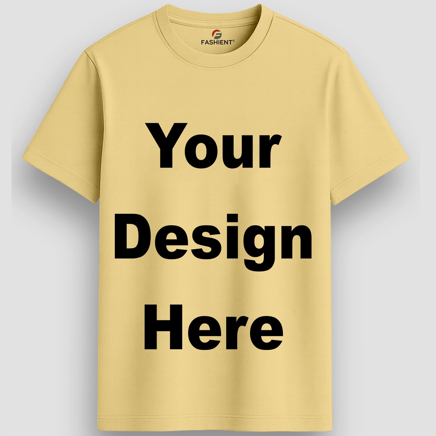 Custom T-Shirt for Men with Design Your Photo, Text, Company Name, Logo