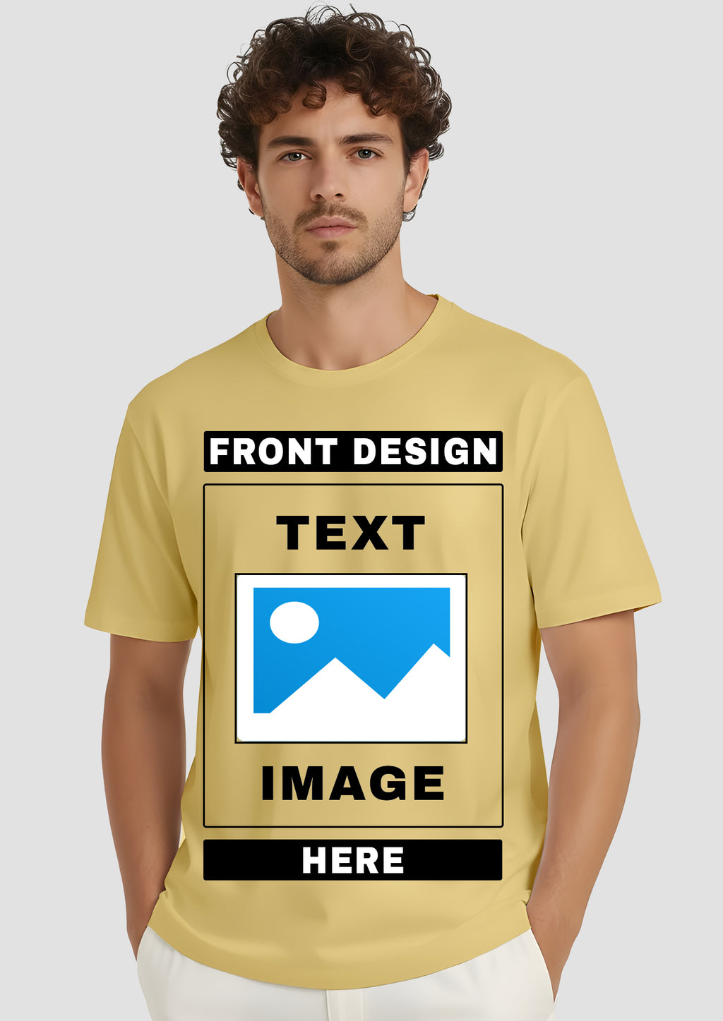 Custom T-Shirt for Men & Women – Add Your Text, Photo or Design