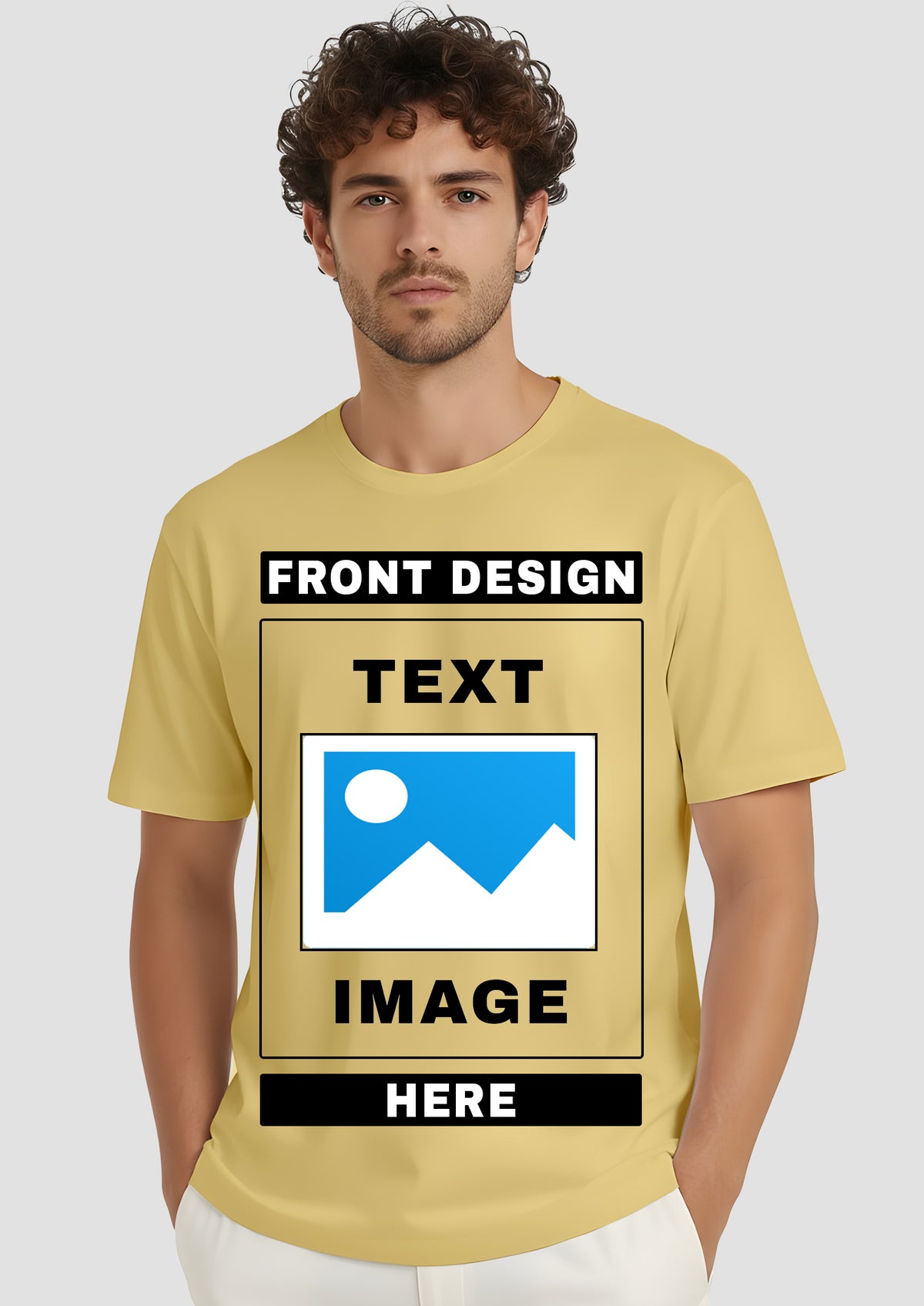 Custom T-Shirt for Men & Women – Add Your Text, Photo or Design
