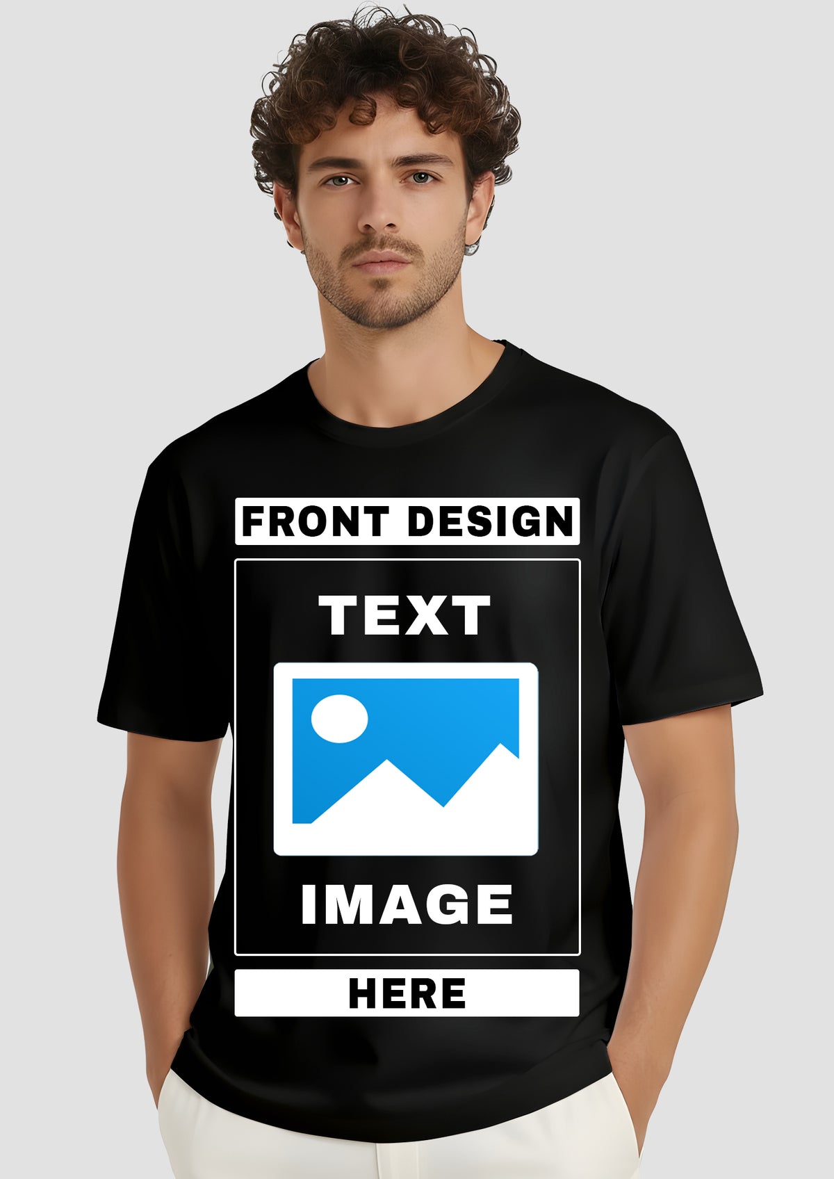 Custom T-Shirt for Men & Women – Add Your Text, Photo or Design