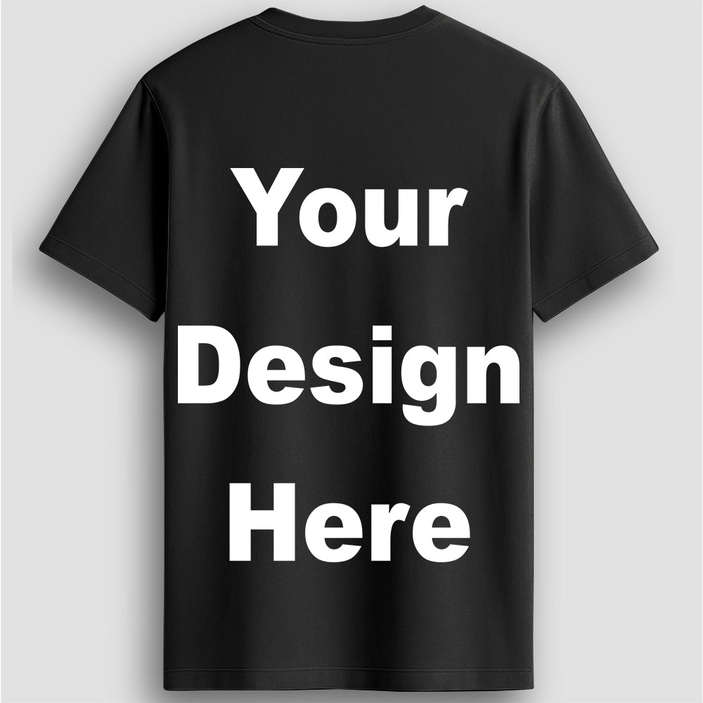 Custom T-Shirt for Men with Design Your Photo, Text, Company Name, Logo