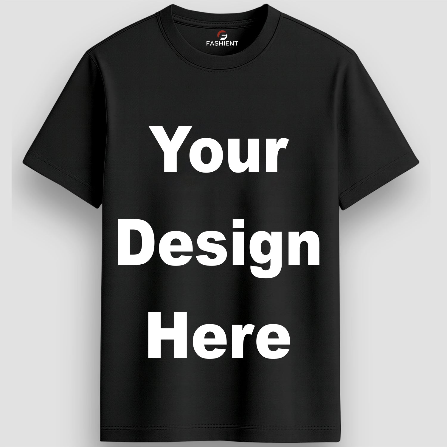 Custom T-Shirt for Men with Design Your Photo, Text, Company Name, Logo