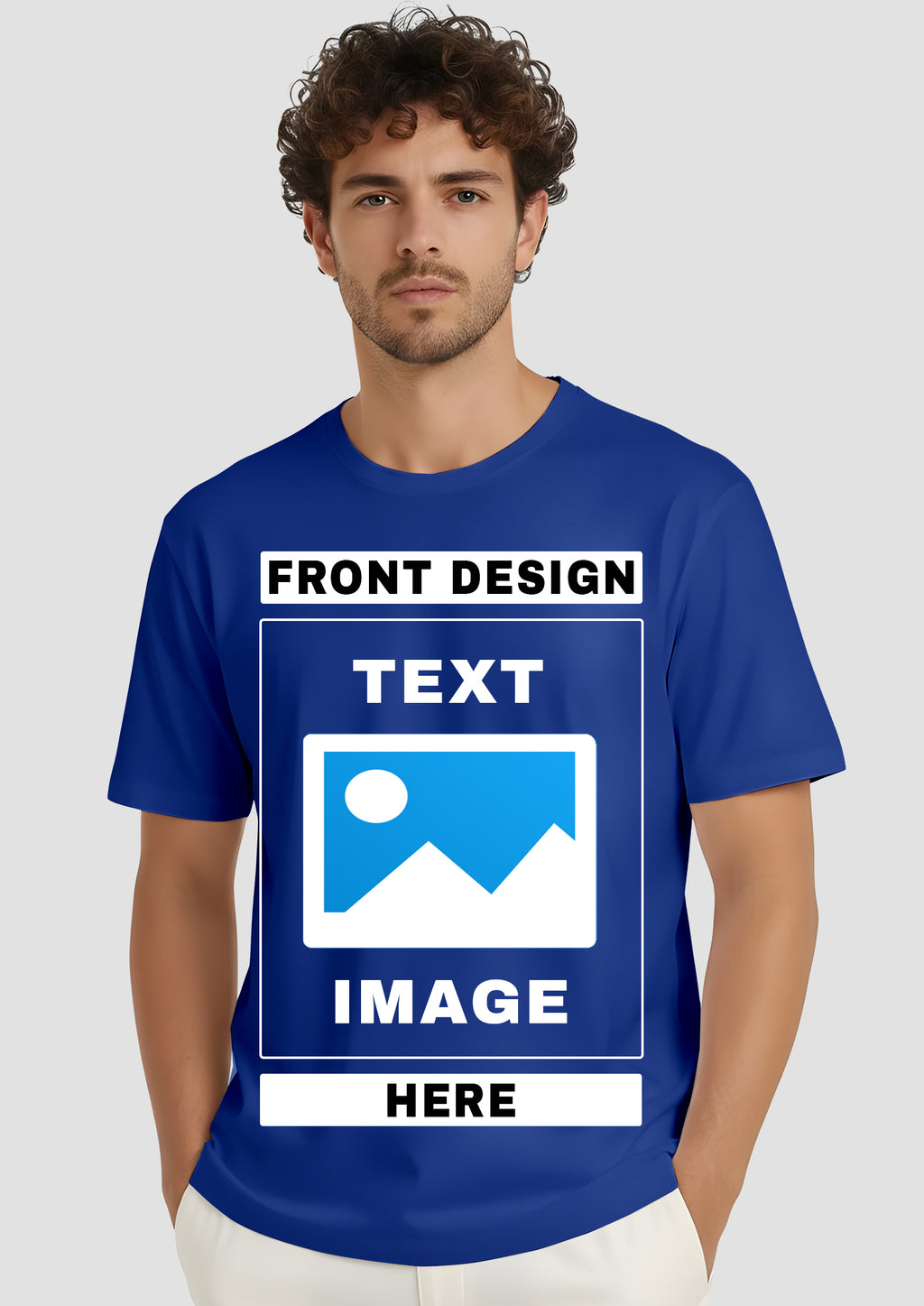 Custom T-Shirt for Men & Women – Add Your Text, Photo or Design