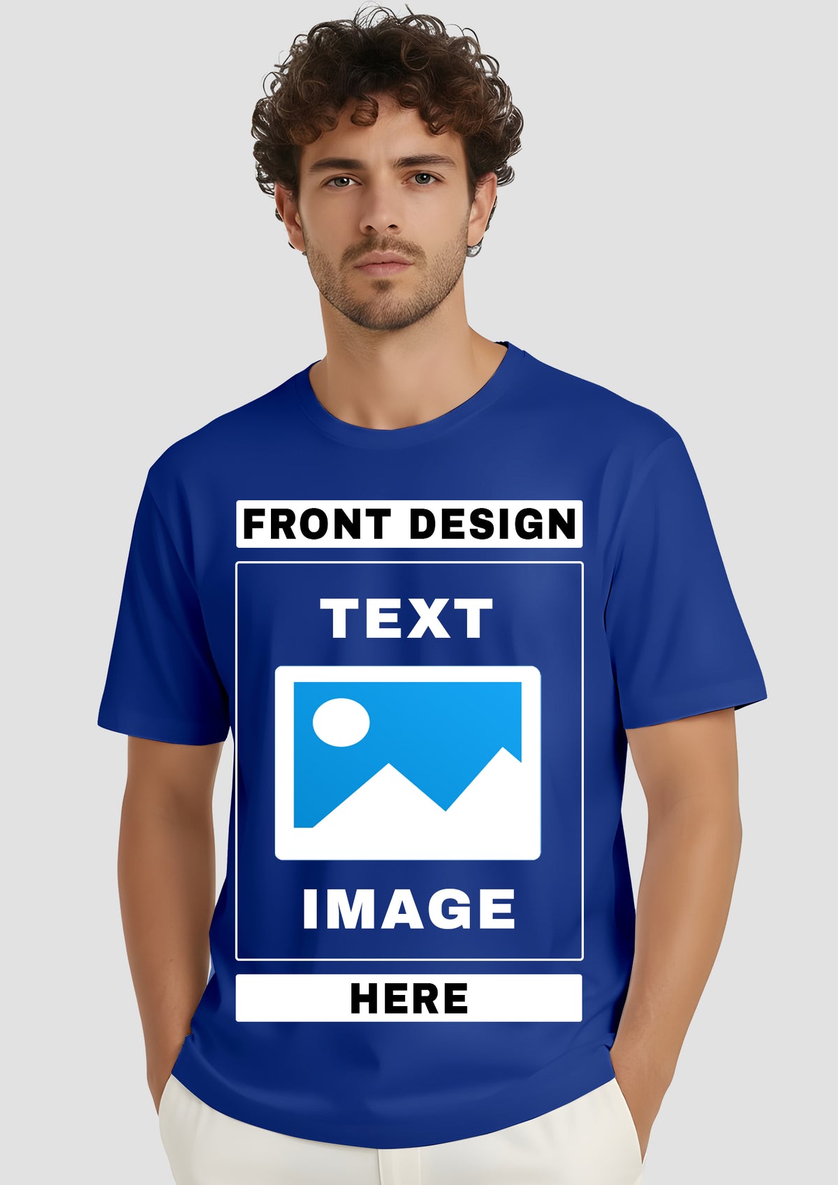Custom T-Shirt for Men & Women – Add Your Text, Photo or Design
