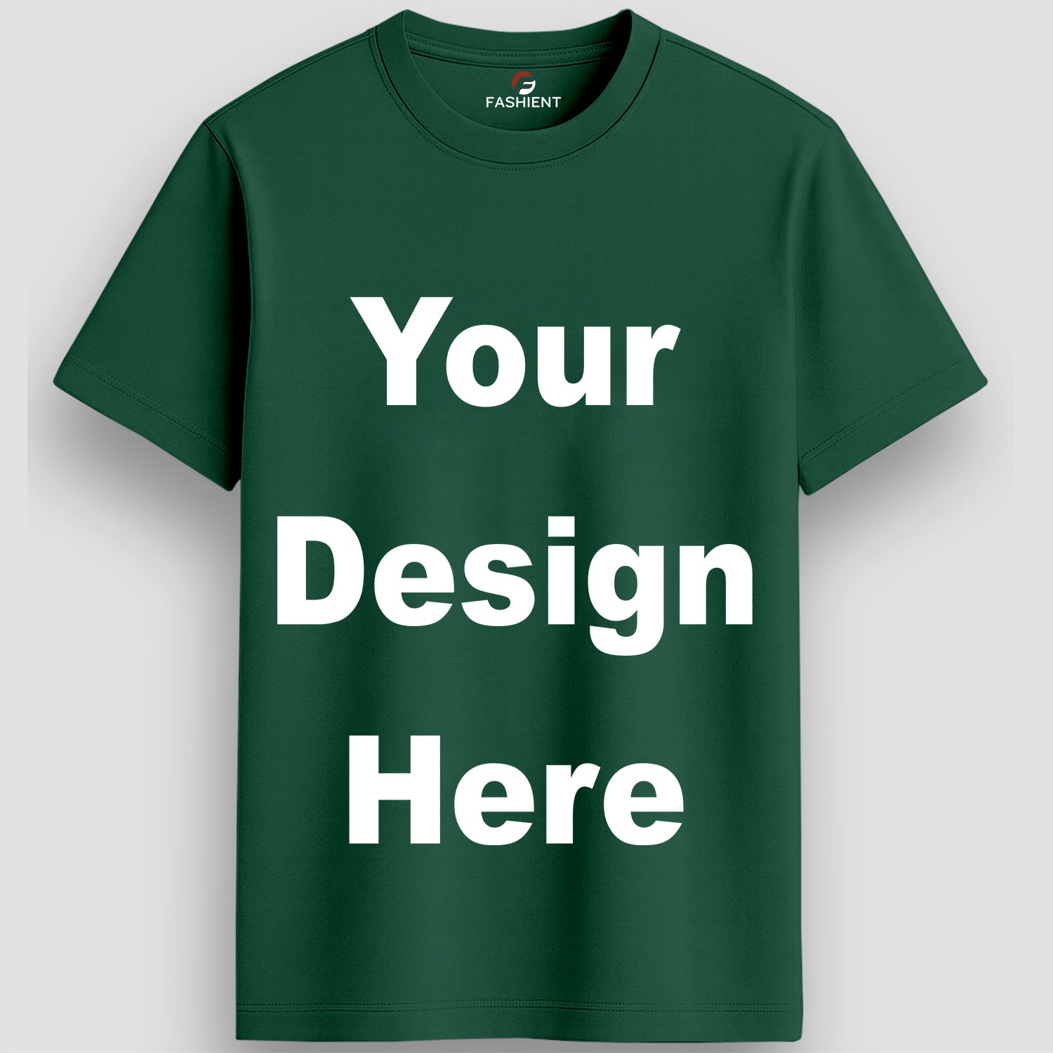 Custom T-Shirt for Men with Design Your Photo, Text, Company Name, Logo