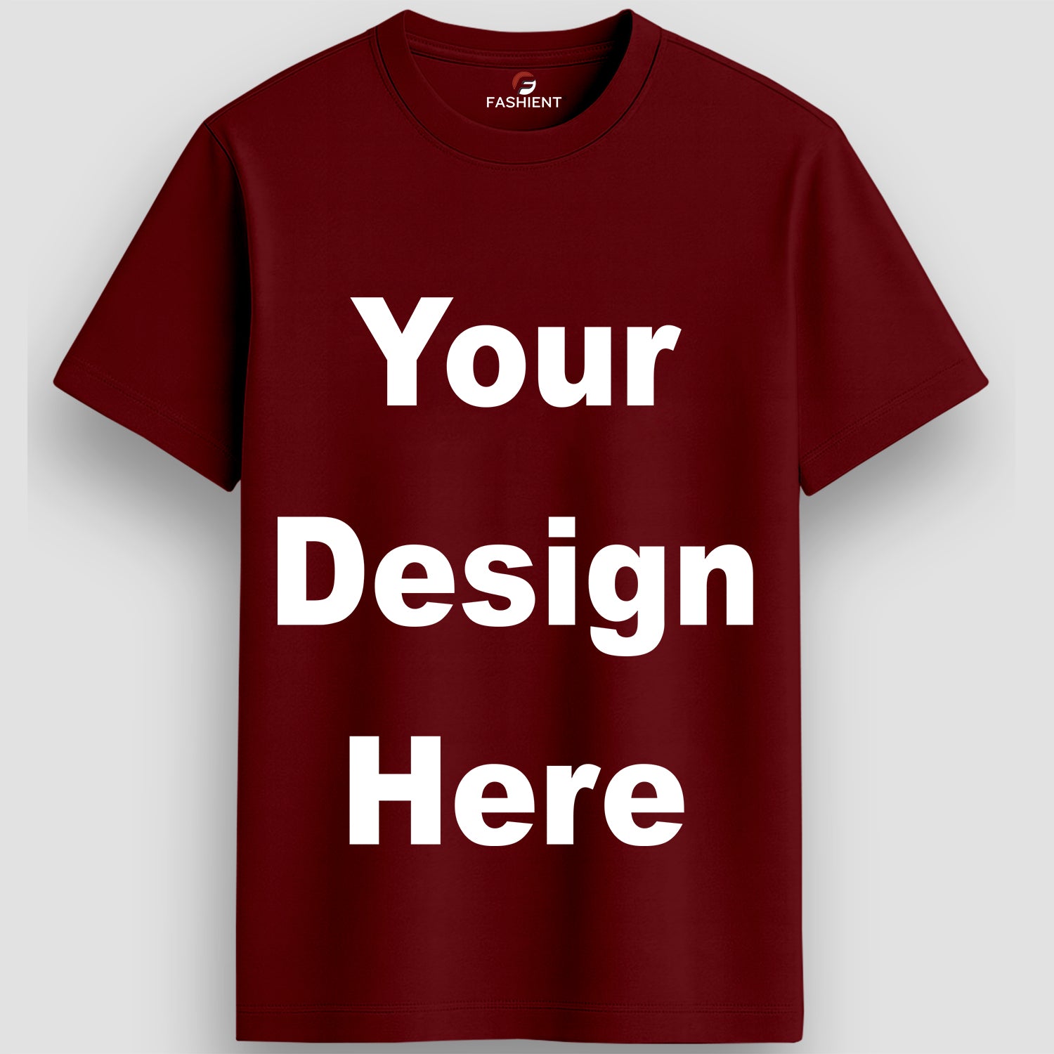 Custom T-Shirt for Men with Design Your Photo, Text, Company Name, Logo