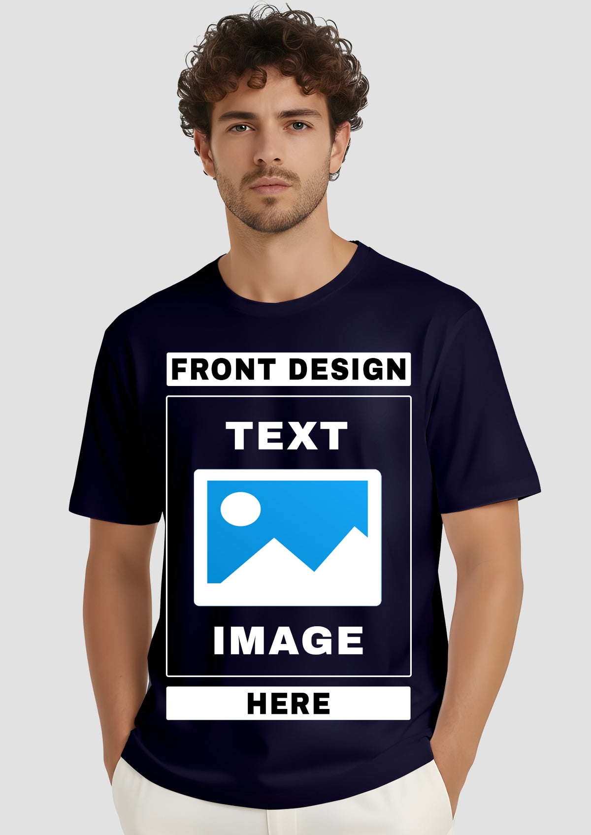 Custom T-Shirt for Men & Women – Add Your Text, Photo or Design