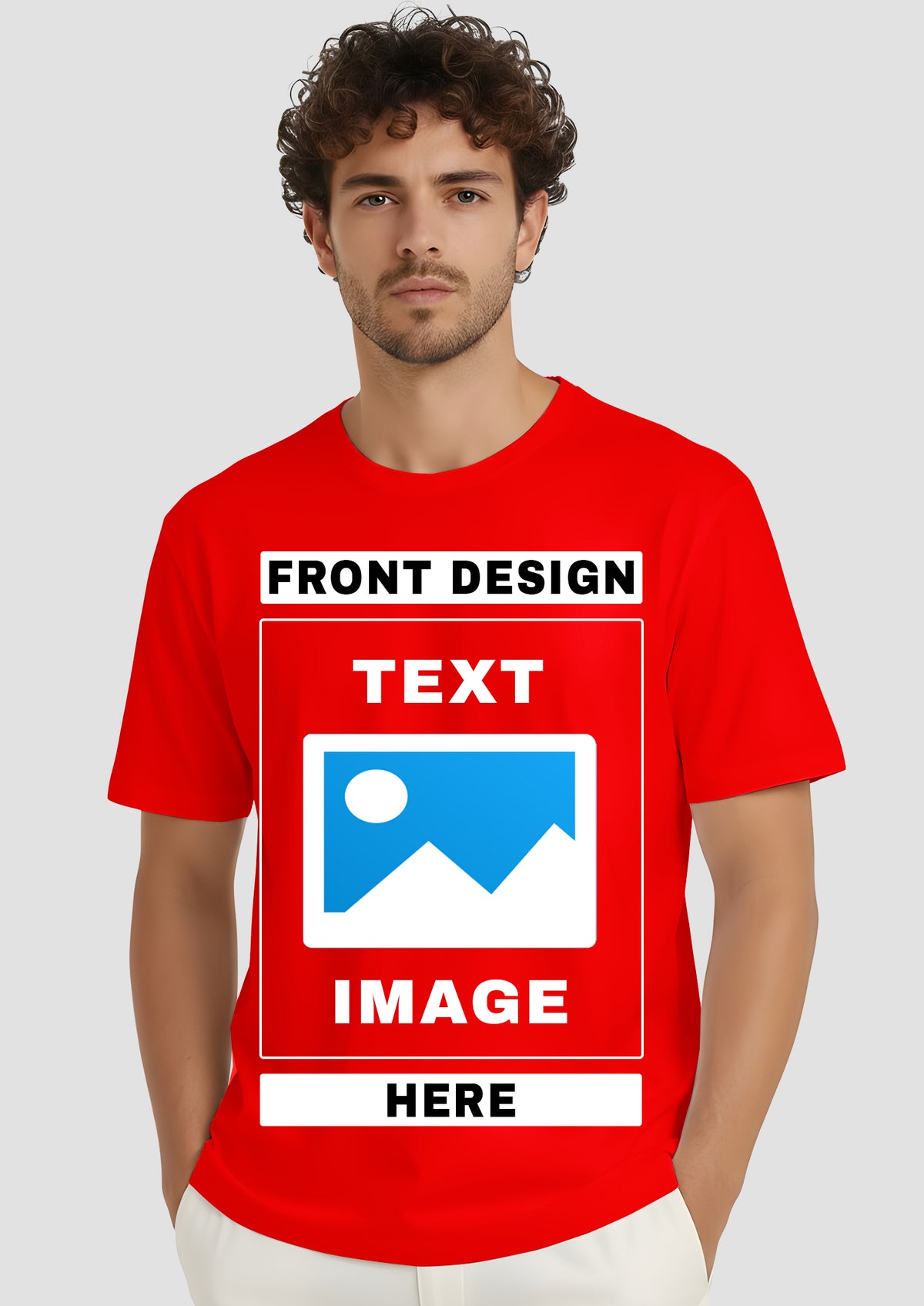 Custom T-Shirt for Men & Women – Add Your Text, Photo or Design