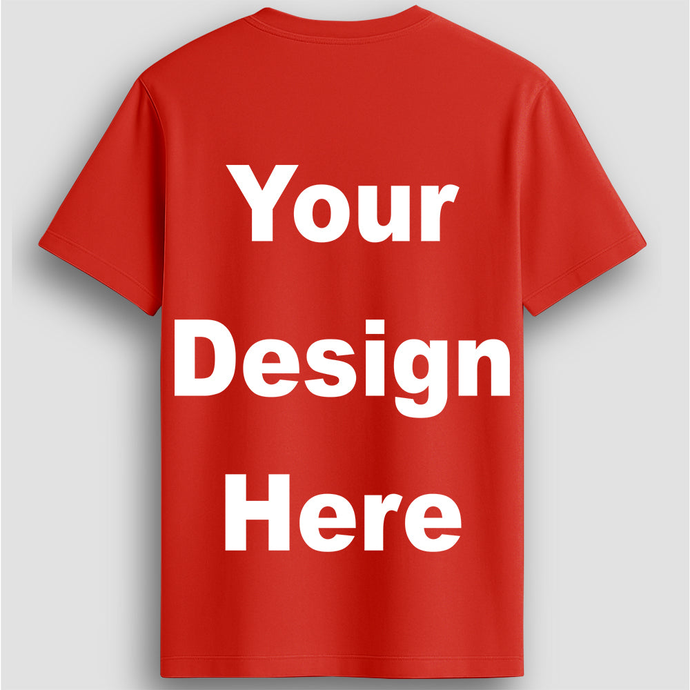 Custom T-Shirt for Men with Design Your Photo, Text, Company Name, Logo