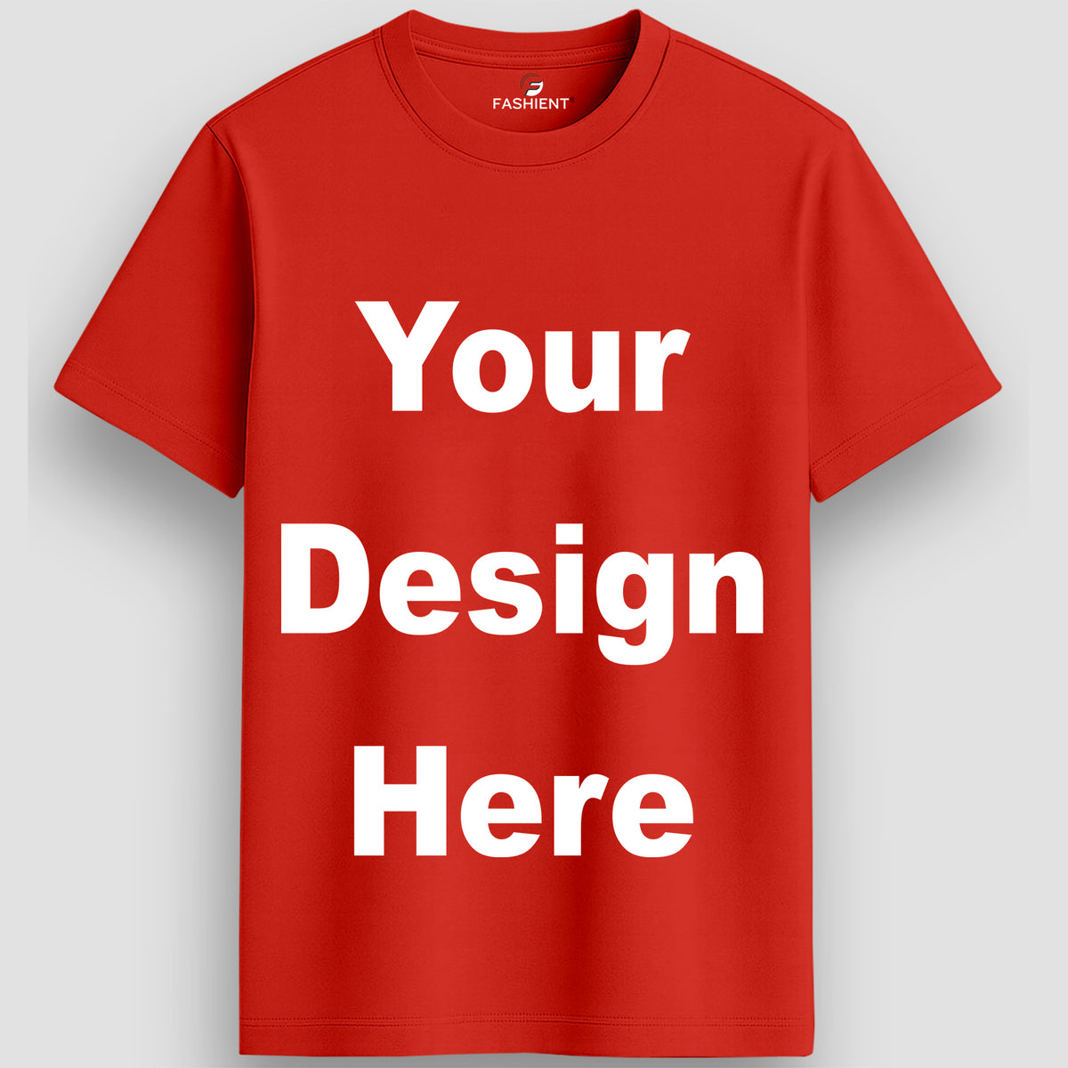 Custom T-Shirt for Men with Design Your Photo, Text, Company Name, Logo
