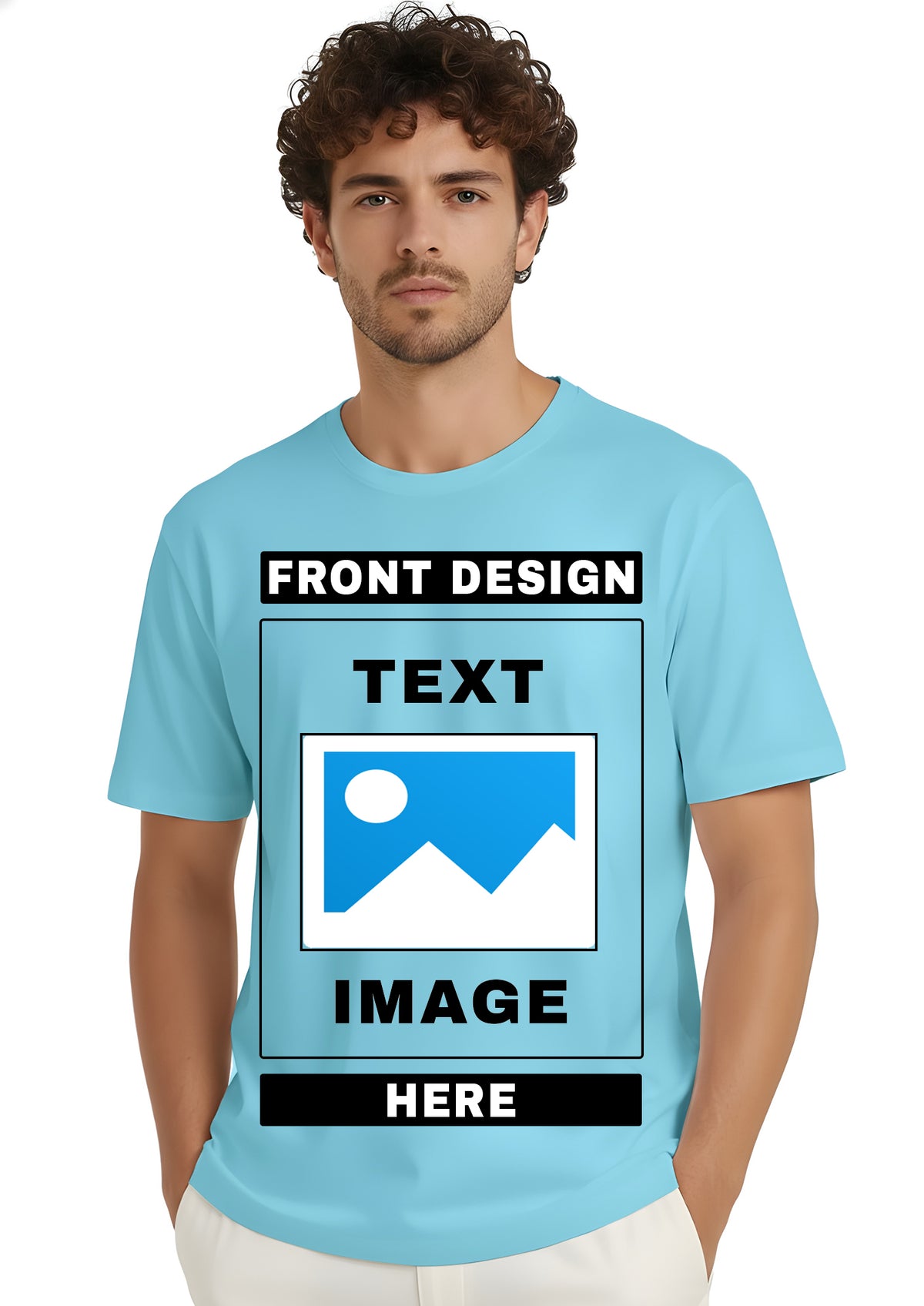 Custom T-Shirt for Men & Women – Add Your Text, Photo or Design