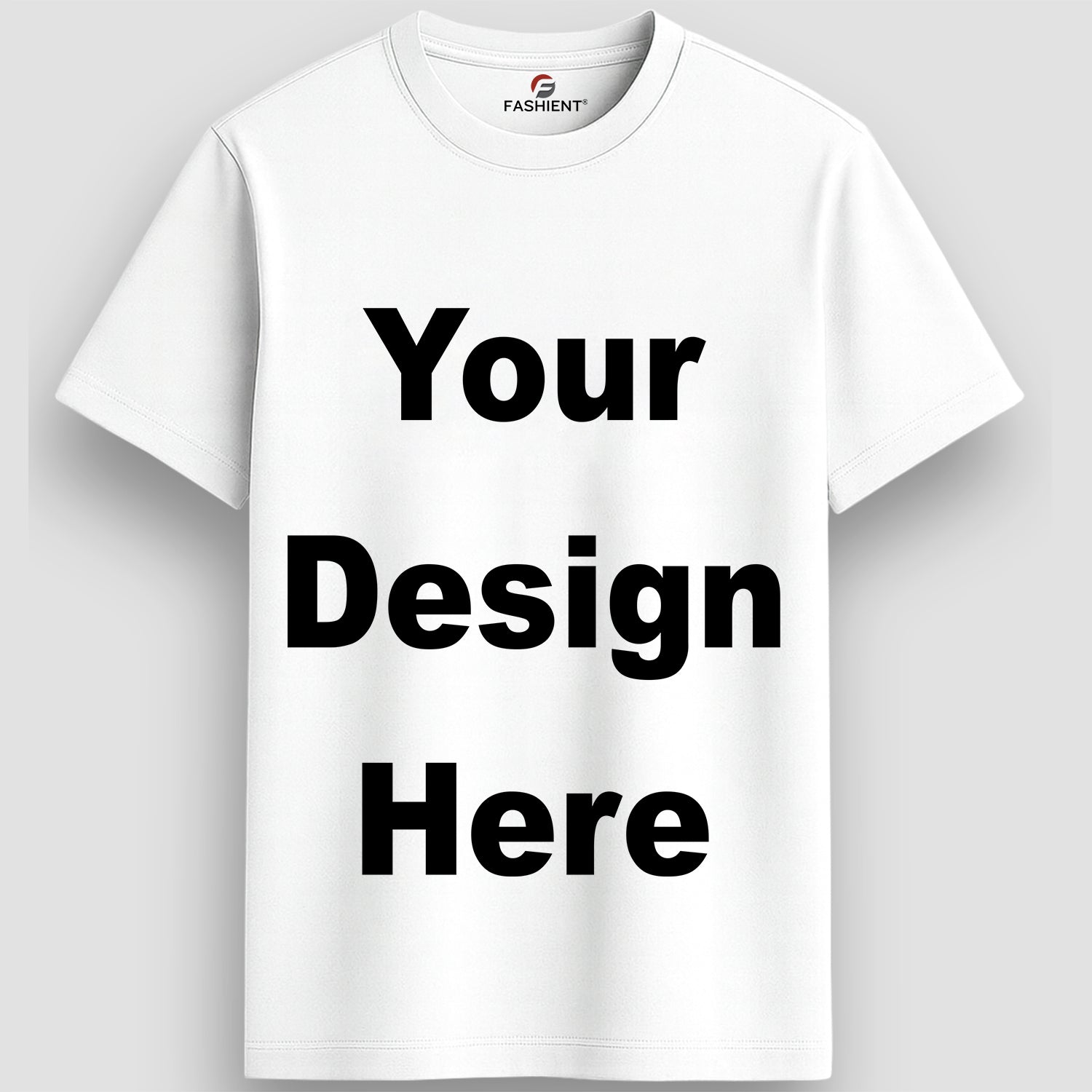 Custom T-Shirt for Men with Design Your Photo, Text, Company Name, Logo