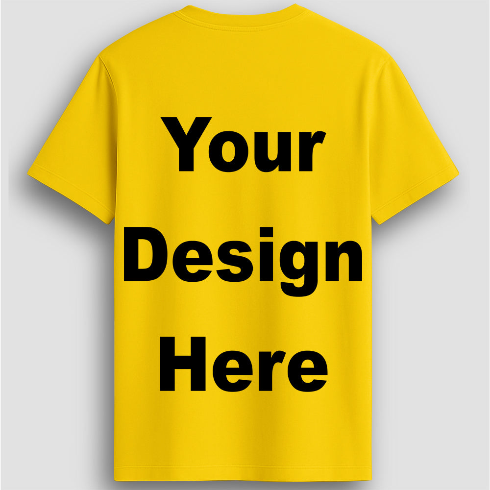 Custom T-Shirt for Men with Design Your Photo, Text, Company Name, Logo