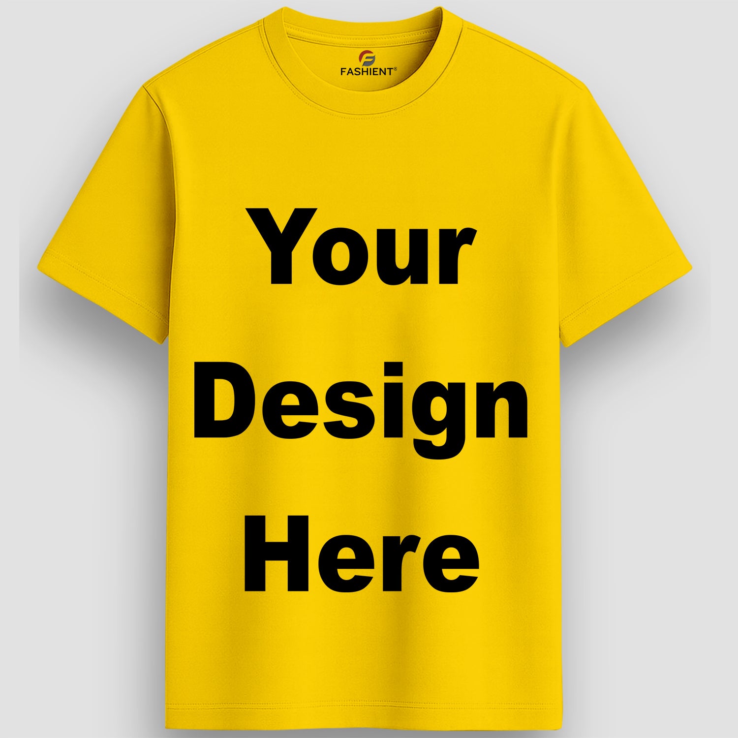 Custom T-Shirt for Men with Design Your Photo, Text, Company Name, Logo