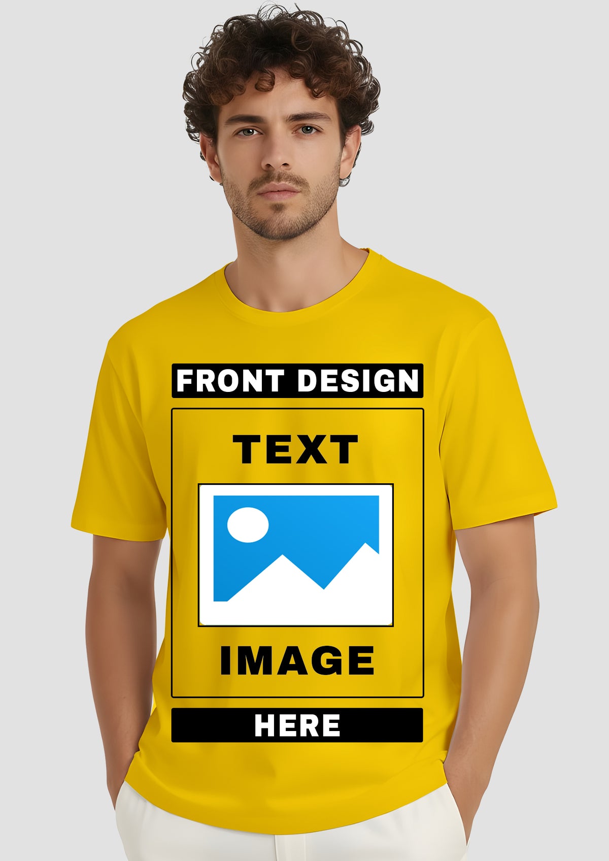 Custom T-Shirt for Men & Women – Add Your Text, Photo or Design