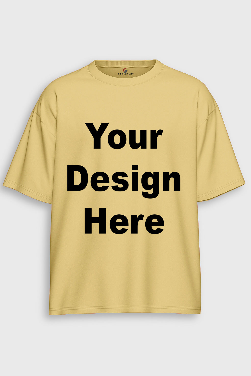 Custom Oversized T-Shirt for Unisex with Design Your Photo, Text, Company Name, Logo