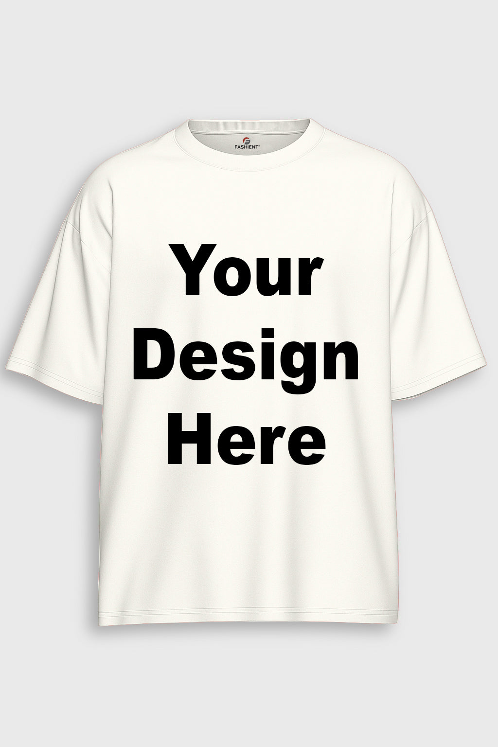 Custom Oversized T-Shirt for Unisex with Design Your Photo, Text, Company Name, Logo