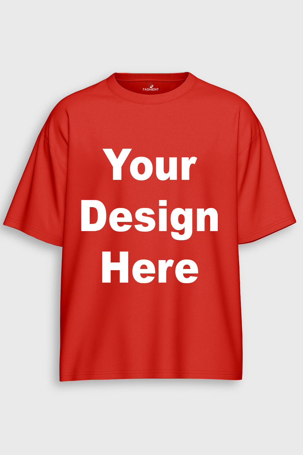 Custom Oversized T-Shirt for Unisex with Design Your Photo, Text, Company Name, Logo