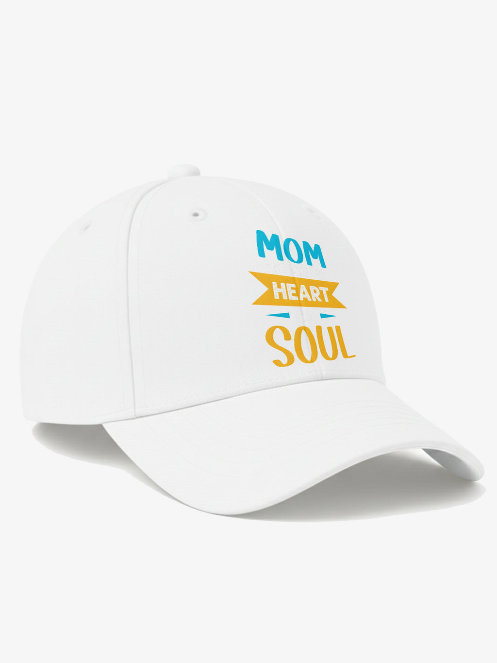 Mom & Dad Printed Baseball Cap Combo You Are My Heart & Soul Design Adjustable Unisex Cotton Caps