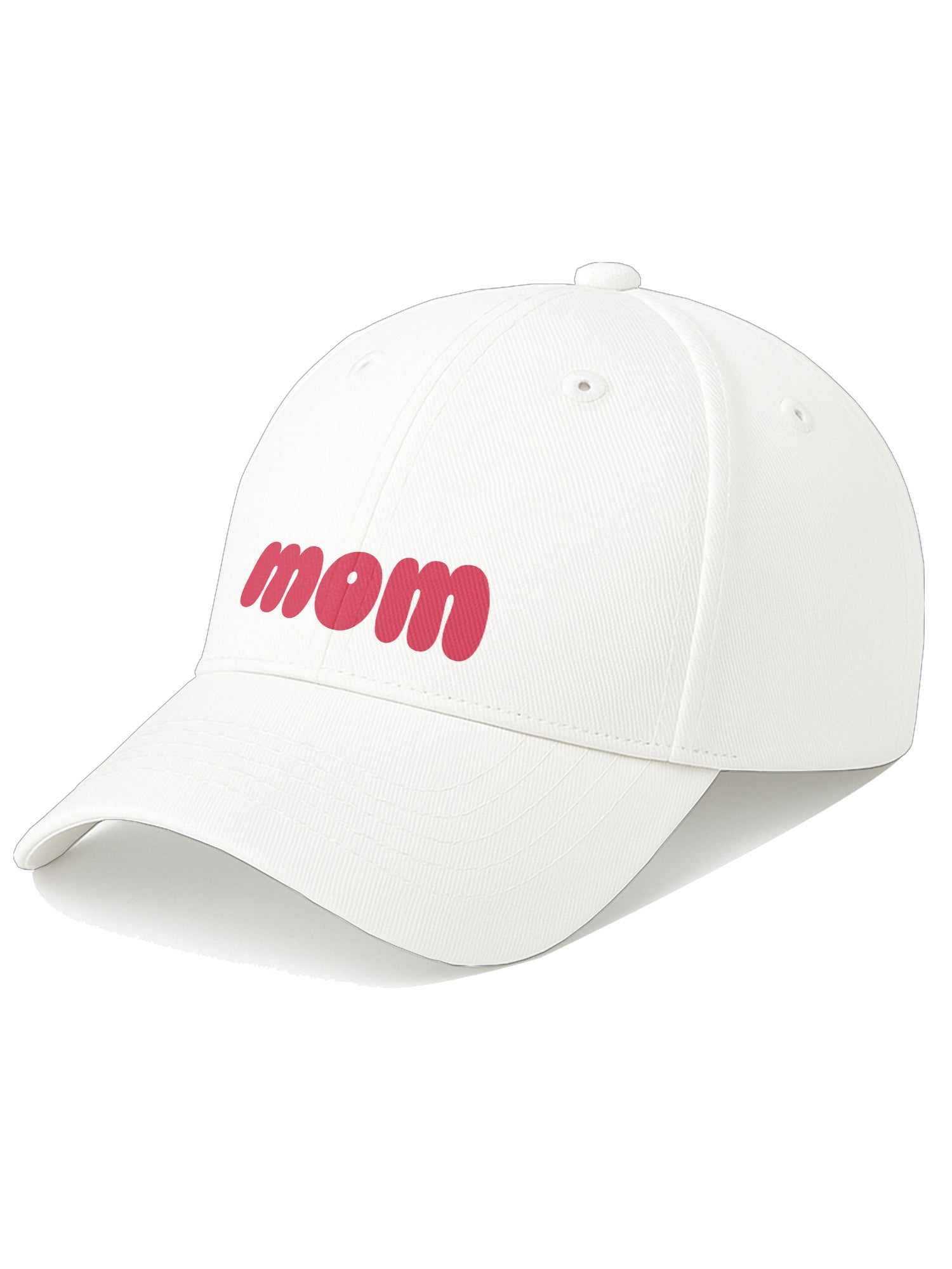 Mom Dad Printed Caps Combo Adjustable Unisex Baseball Caps for Daily Wear
