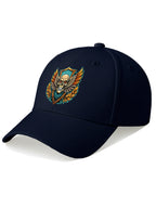 Premium Printed Baseball Cap for Men & Women Adjustable Unisex Casual Cap with Skull Wing Graphic