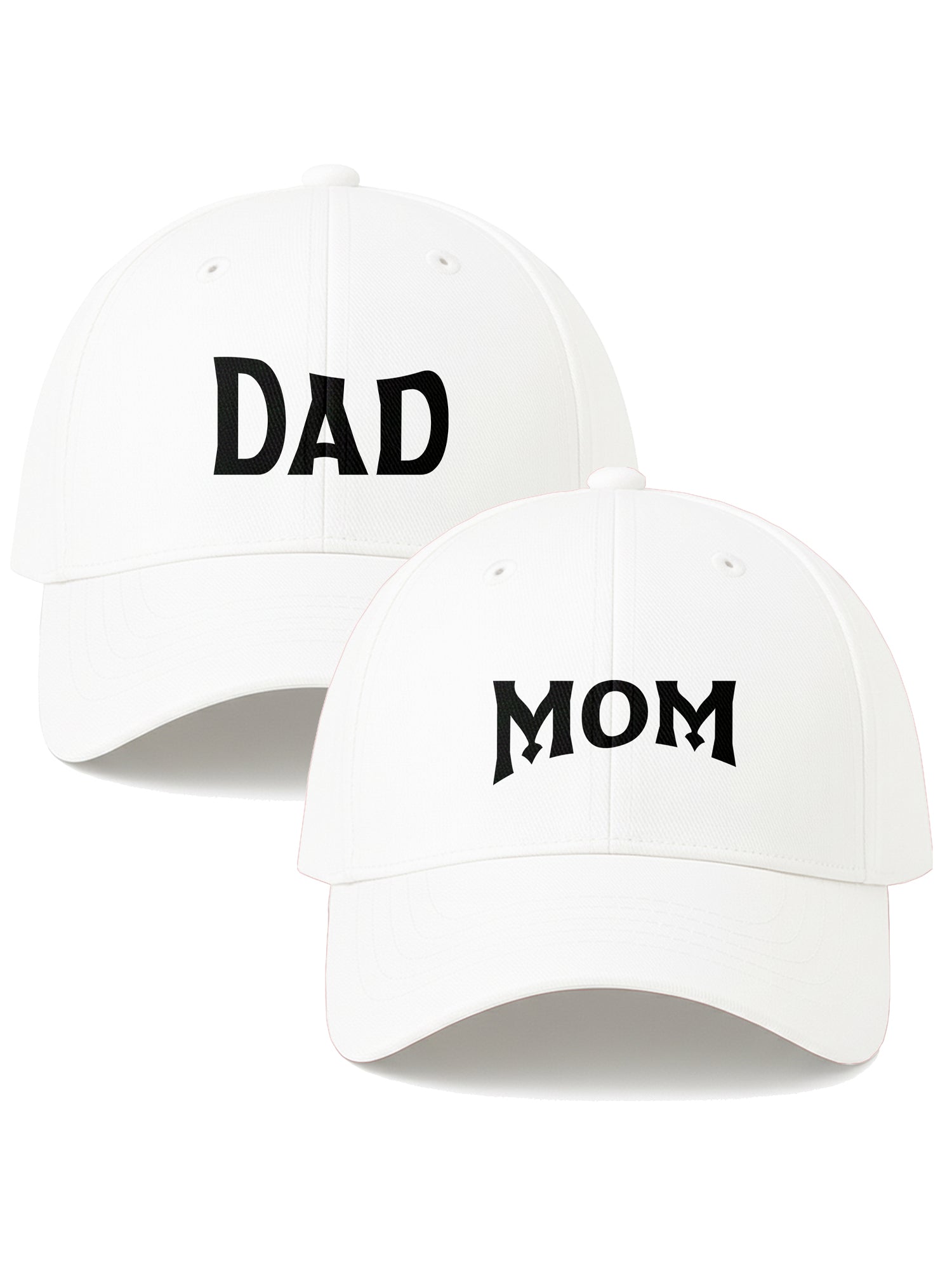 Mom Dad Matching Cap Combo Adjustable Baseball Caps Perfect Gift for Parents