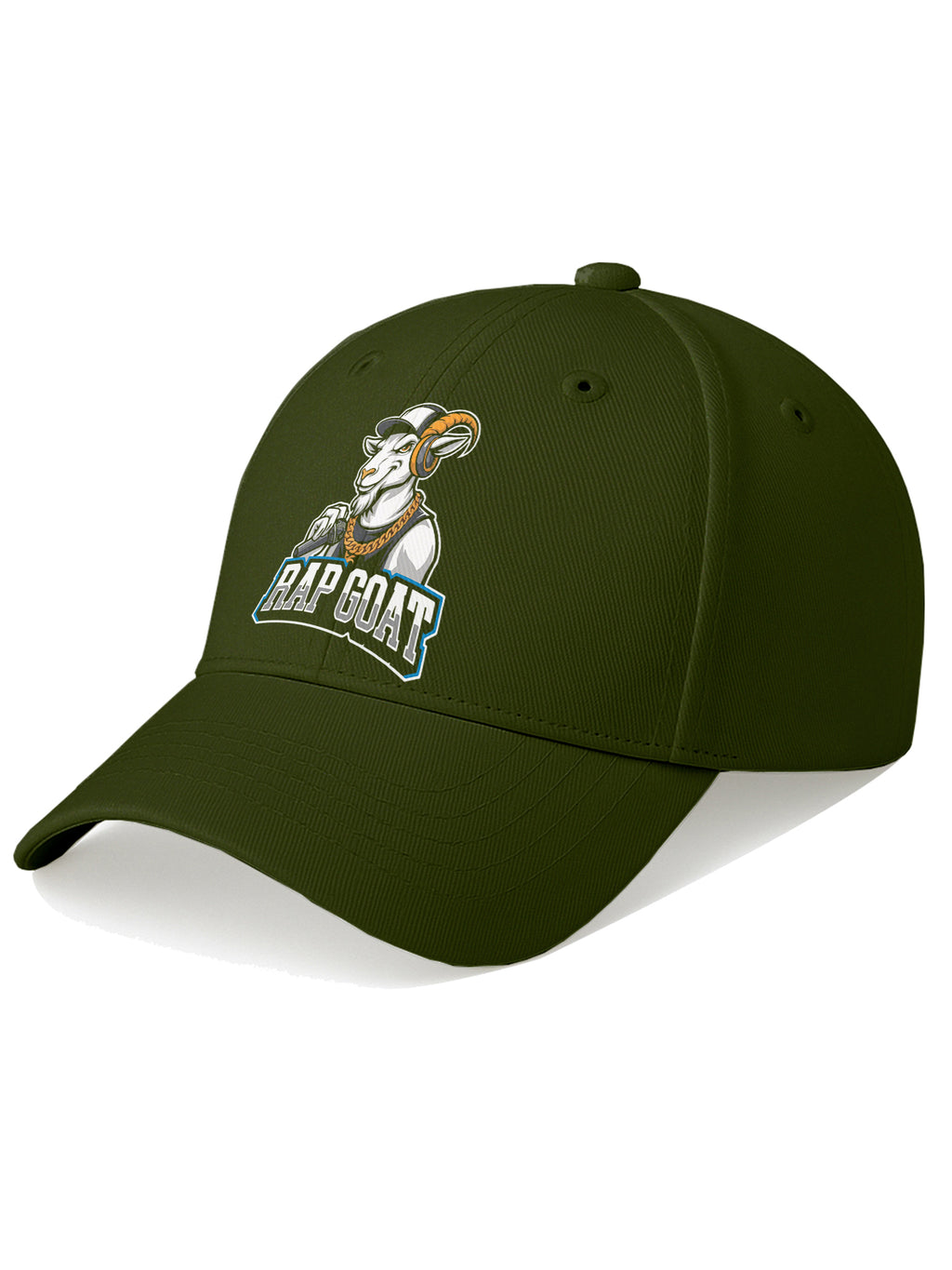 Rap Goat Printed Baseball Cap for Men & Women Adjustable Unisex Hip Hop Style Cap Casual Streetwear Hat