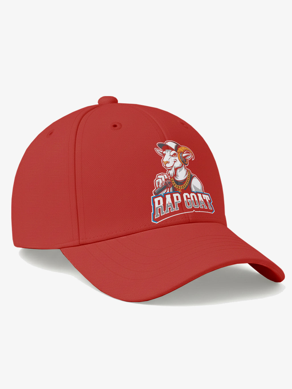Rap Goat Printed Baseball Cap for Men & Women Adjustable Unisex Hip Hop Style Cap Casual Streetwear Hat