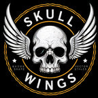Skull Wings Printed Black Baseball Cap for Men & Women Adjustable Unisex Casual & Streetwear Cap