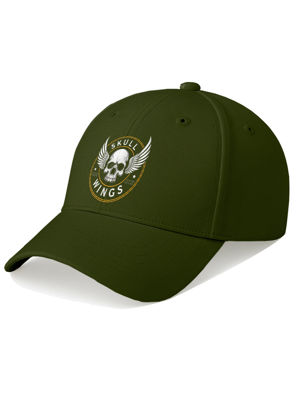 Skull Wings Printed Baseball Cap for Men & Women Adjustable Unisex Casual & Streetwear Cap