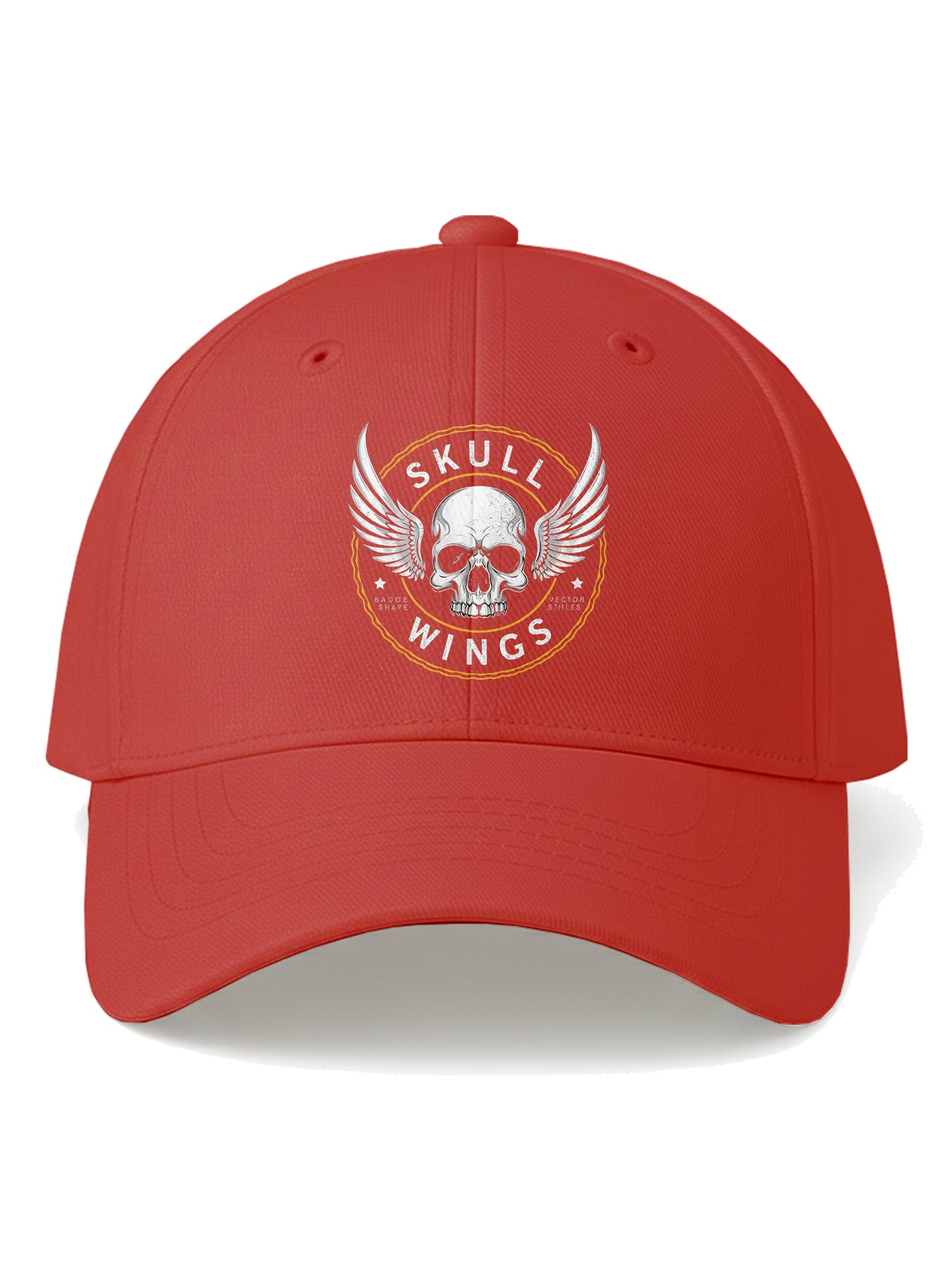Skull Wings Printed Baseball Cap for Men & Women Adjustable Unisex Casual & Streetwear Cap