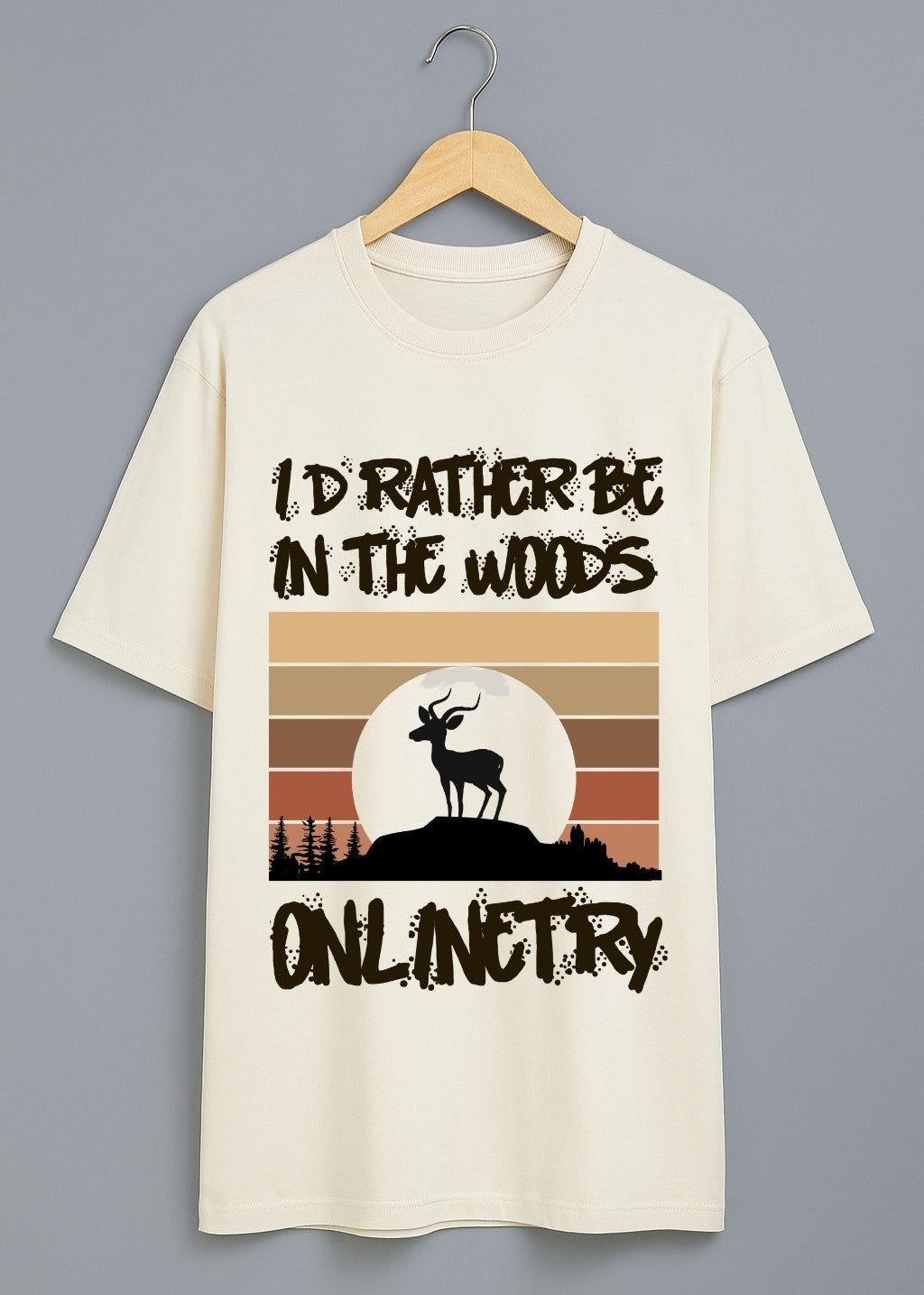 Men's Oversized Graphic Printed T-Shirt Relaxed, Comfort and Casual Tee - Offwhite