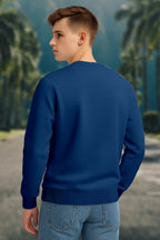 AllDay Comfort Men’s Cotton Blend Printed Sweatshirt – “I’m Not Weird, I Am Limited Edition” Graphic Pullover - Navy