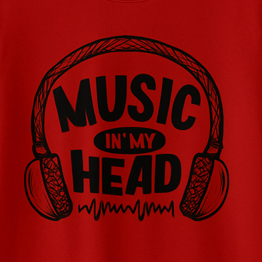 Men's Cotton Crew Neck Printed T-Shirt - Perfect For Casual Outings - Maroon