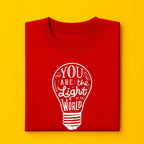 Men's Cotton Crew Neck Printed T-Shirt Soft And Breathable - Red