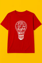 Men's Cotton Crew Neck Printed T-Shirt Soft And Breathable - Red