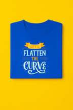 Men's Cotton Crew Neck Printed T-Shirt Classic And Regular Fit Tee - Blue
